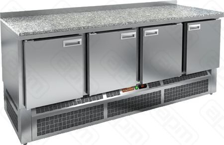СТОЛ С ОХЛАЖДШКАФОМ HICOLD SNE 1111TN КАМЕНЬ