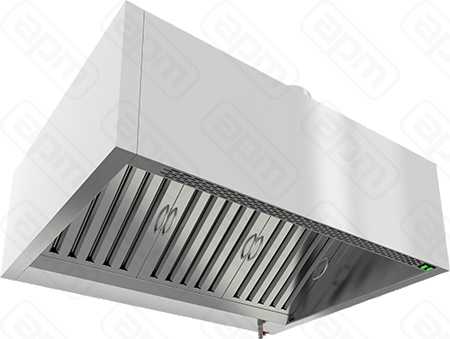 ЗОНТ ВЫТЯЖПРИСТЕННЫЙ ЗКВПО-14511 КОРОБЧАТЫЙ