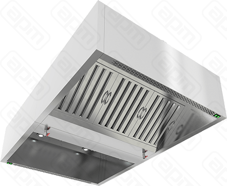 ЗОНТ ВЫТЯЖОСТРОВНОЙ ЗКВОО-1422 КОРОБЧАТЫЙ