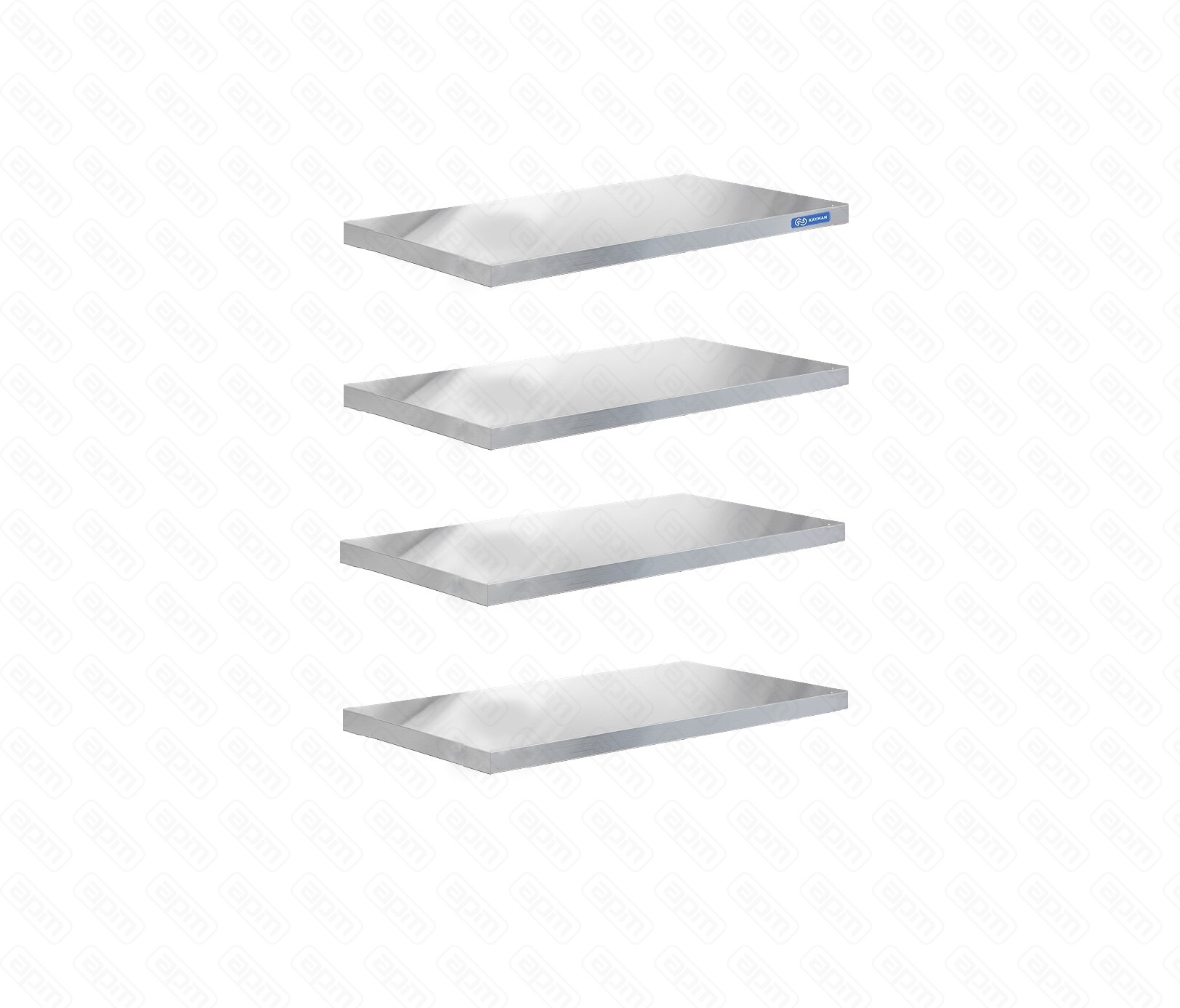КОМПЛЕКТ СПЛОШНЫХ ПОЛОК ДЛЯ СТЕЛЛАЖА КУХОННОГО KAYMAN ПС-420904