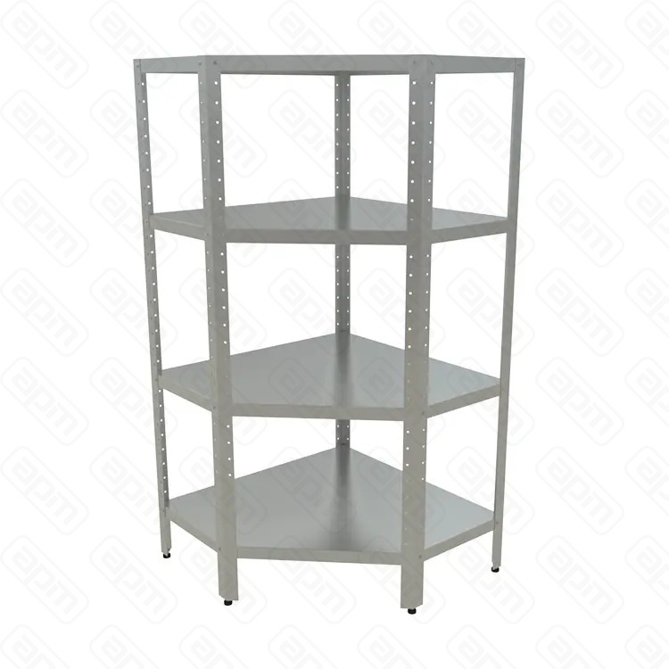 СТЕЛЛАЖ КУХОННЫЙ УГЛОВОЙ РАЗБОРНЫЙ КОБОР СКУ-55-100100430 ВЫСОТА 1800