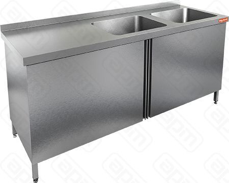 СТОЛ ПРИСТЕННЫЙ НСЗ2М-187БП С ВАННОЙ МОЕЧН