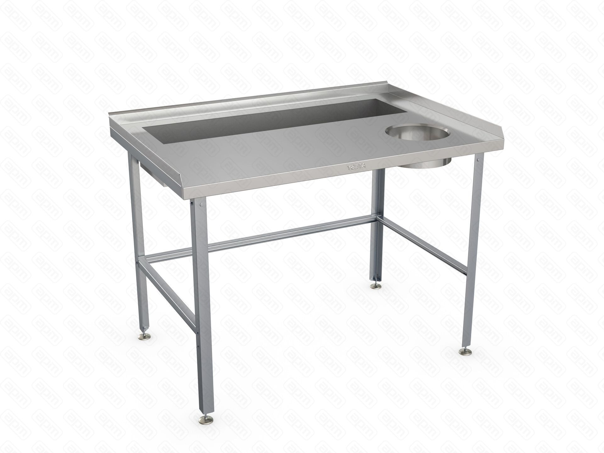 СТОЛ ПРИСТЕННЫЙ ОВОЩНОЙ СО-С-1-1200800-02 СО-11200800