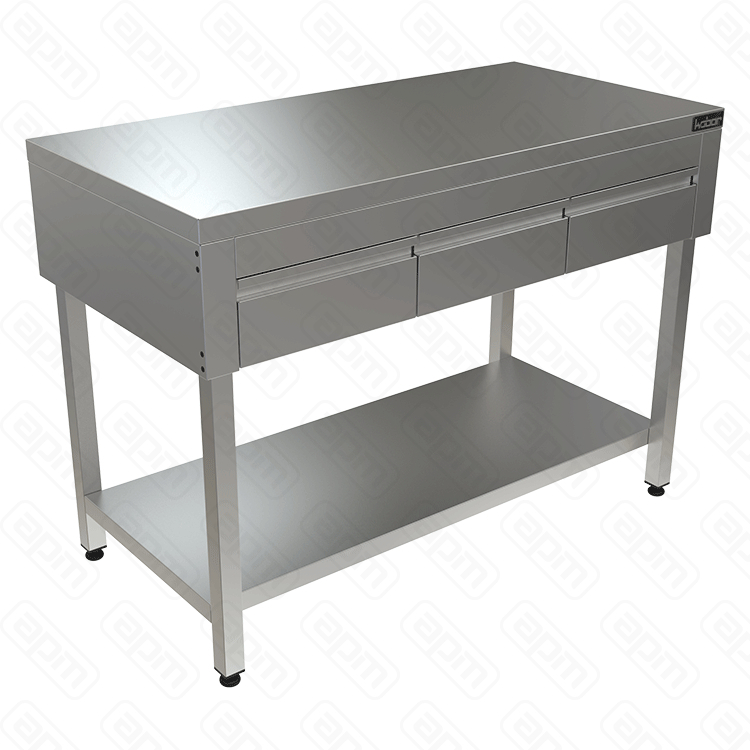 СТОЛ С ВЫДВИЖНЫМИ ЯЩИКАМИ КОБОР СПЯ-12070П