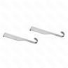 Набор крючков для инвентаря single 2 pcs нержсталь M30740