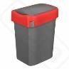 Бак для мусора SMART BIN 25л 333x269x457мм с крышкой маятник красный 434214804