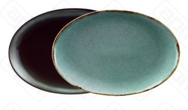 Блюдо овальное 35х246см TREND SPLIT BLUE TA020353277