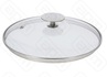Крышка 20см стекло с нержручкой и ободком серия Alchimy 342920
