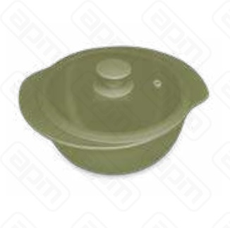 Кастрюля керамическая с крышкой D25см23л EUCALIPTO 129236 BM02-4510