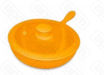 Сковорода керамическая с крышкой D235см15л IPE 129144  BM23-4507