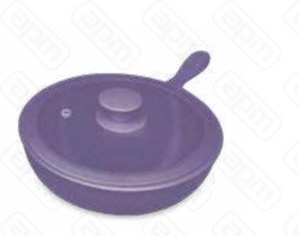 Сковорода керамическая с крышкой D235см15л MALVA 129204  BM23-4509