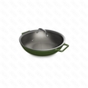 Кастрюля чугунная Wok D35 AROMA CAST GREEN 146761