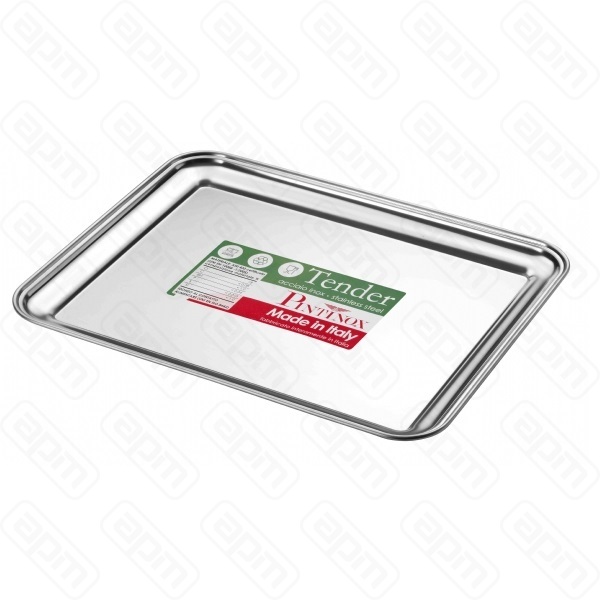 Поднос прямоугольный 45х35см TENDER нержсталь 53827245