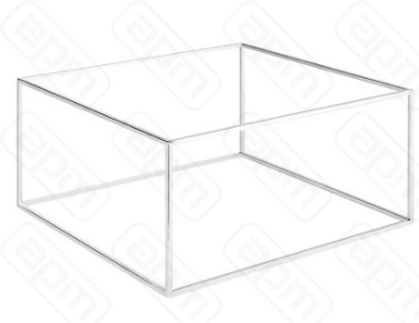 Стендбаза для подносов GN 13 23 325x175-354x325см хромированная 44840-52