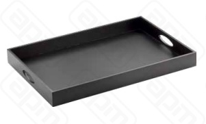 Поднос для базы GN 11 60х40x6cм черный МДФ 97150780