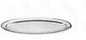 Поднос овальный для рыбы 74x29 нержсталь 66345-74