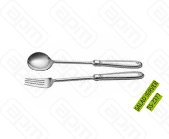 Приборы для подачи салата 385см Rose Gold SS-2377