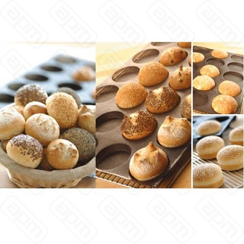 Противень 60х40см для булочек ячейка d125мм h16мм 11 ячеек 41759-09