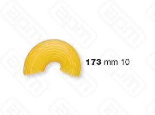 ФОРМА LA MONFERRINA ДЛЯ P6P12 CURVI RIGATI 10 MM 173 БРОНЗА