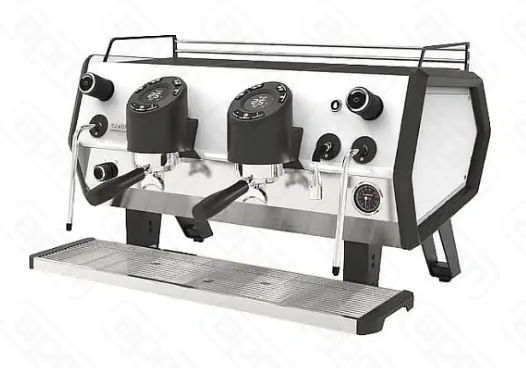 Кофемашина Sanremo D8 2 высокие гр PRO белаячерная