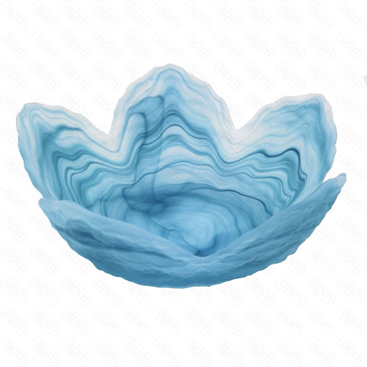 Салатник матовый d22 см  h10 см 700 мл материал cтеклосерия Blue Sunset PL