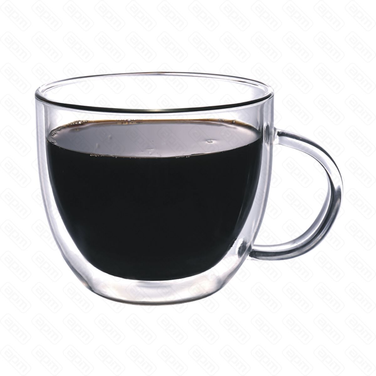 Набор кружек 2шт350 мл термостойкое стекло двойные стенки PL