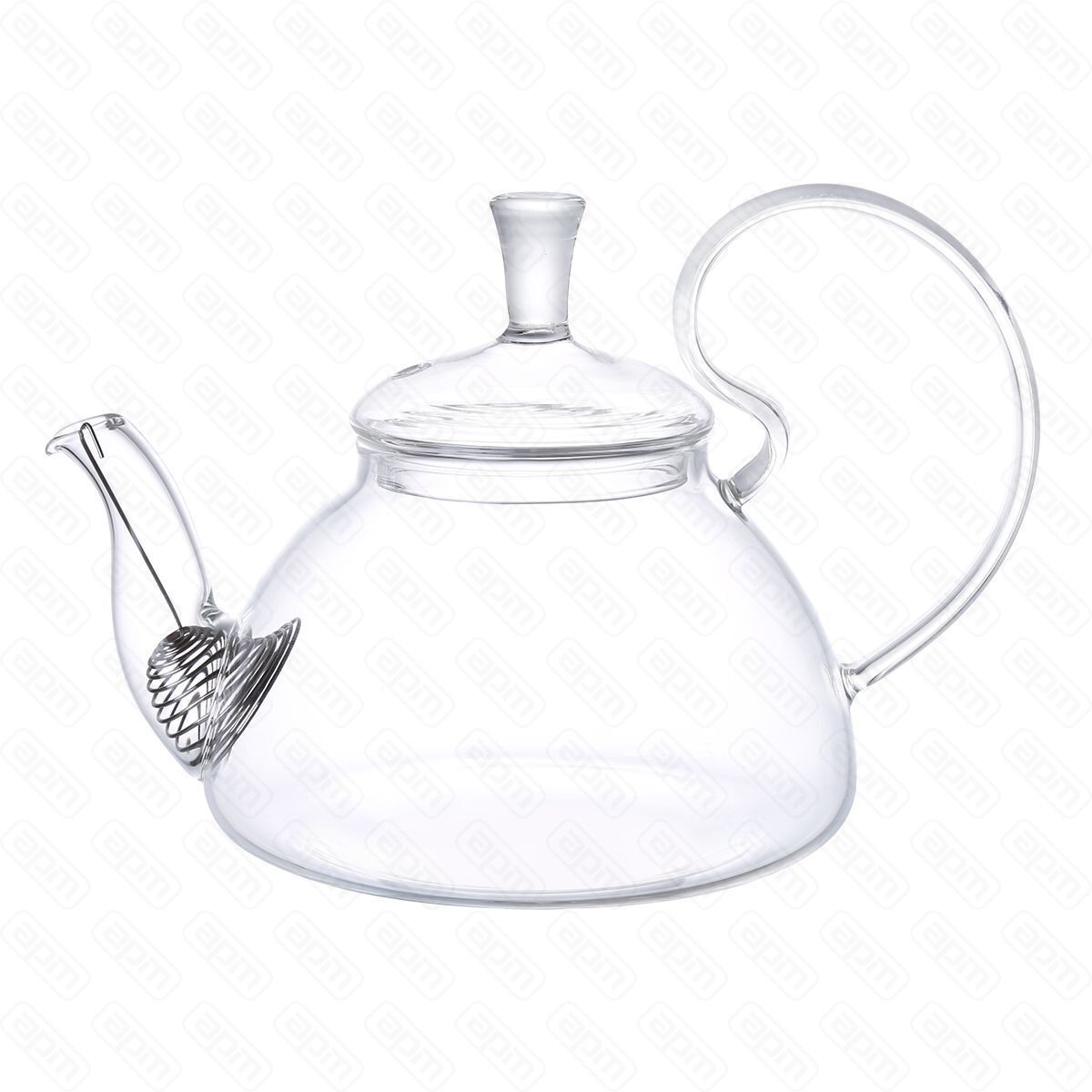 Чайник 600 мл термостойкое стекло PL