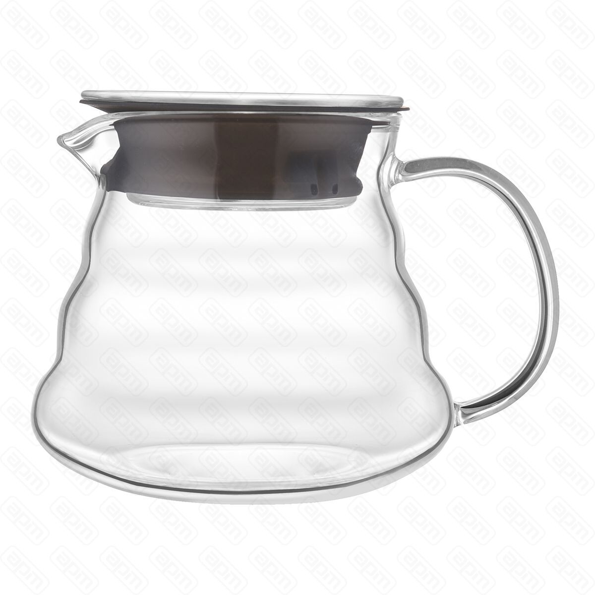 Чайник 430 мл термостойкое стекло PL