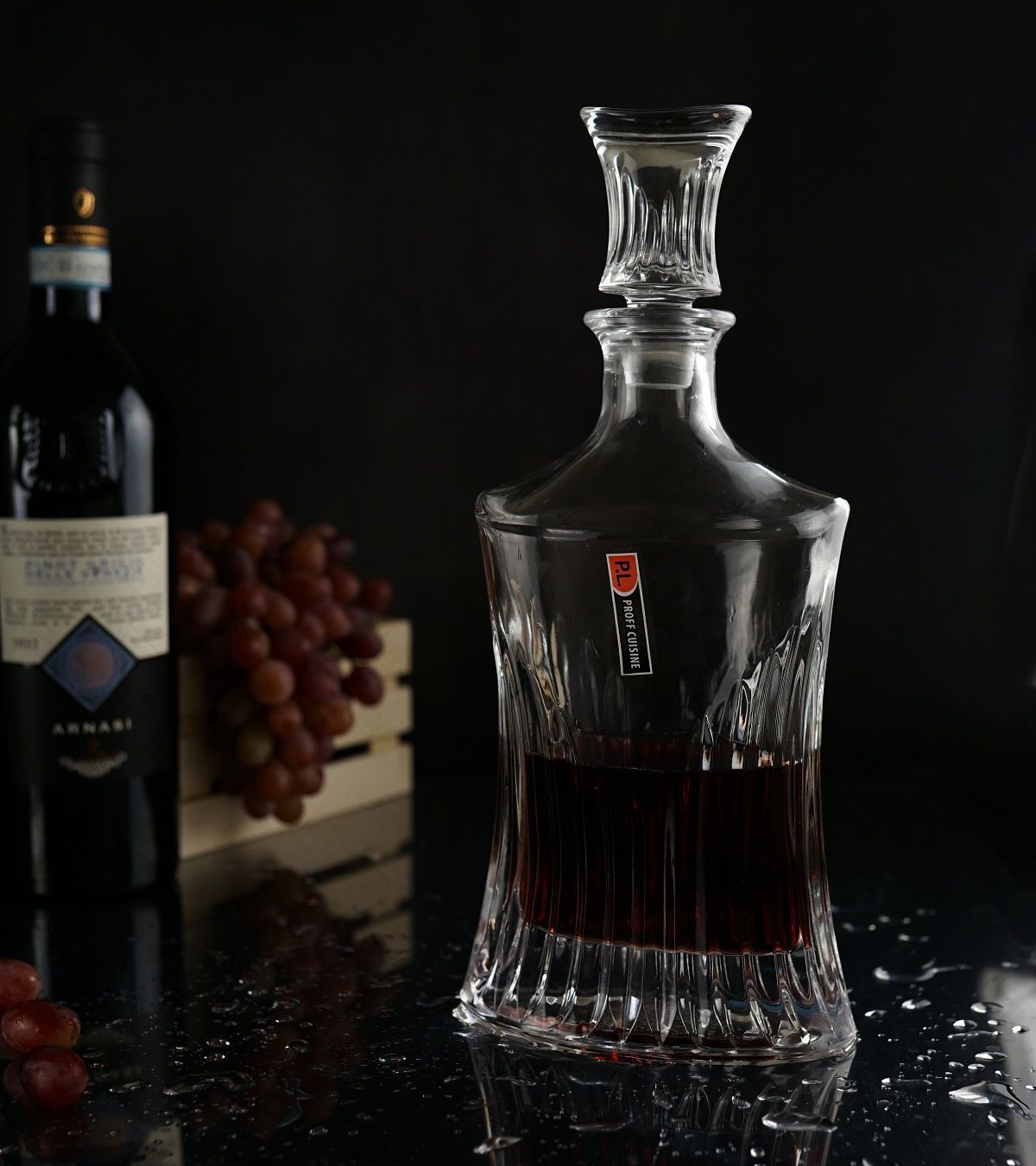 Штоф с крышкой  Aura стекло 750 мл PL - BarWare