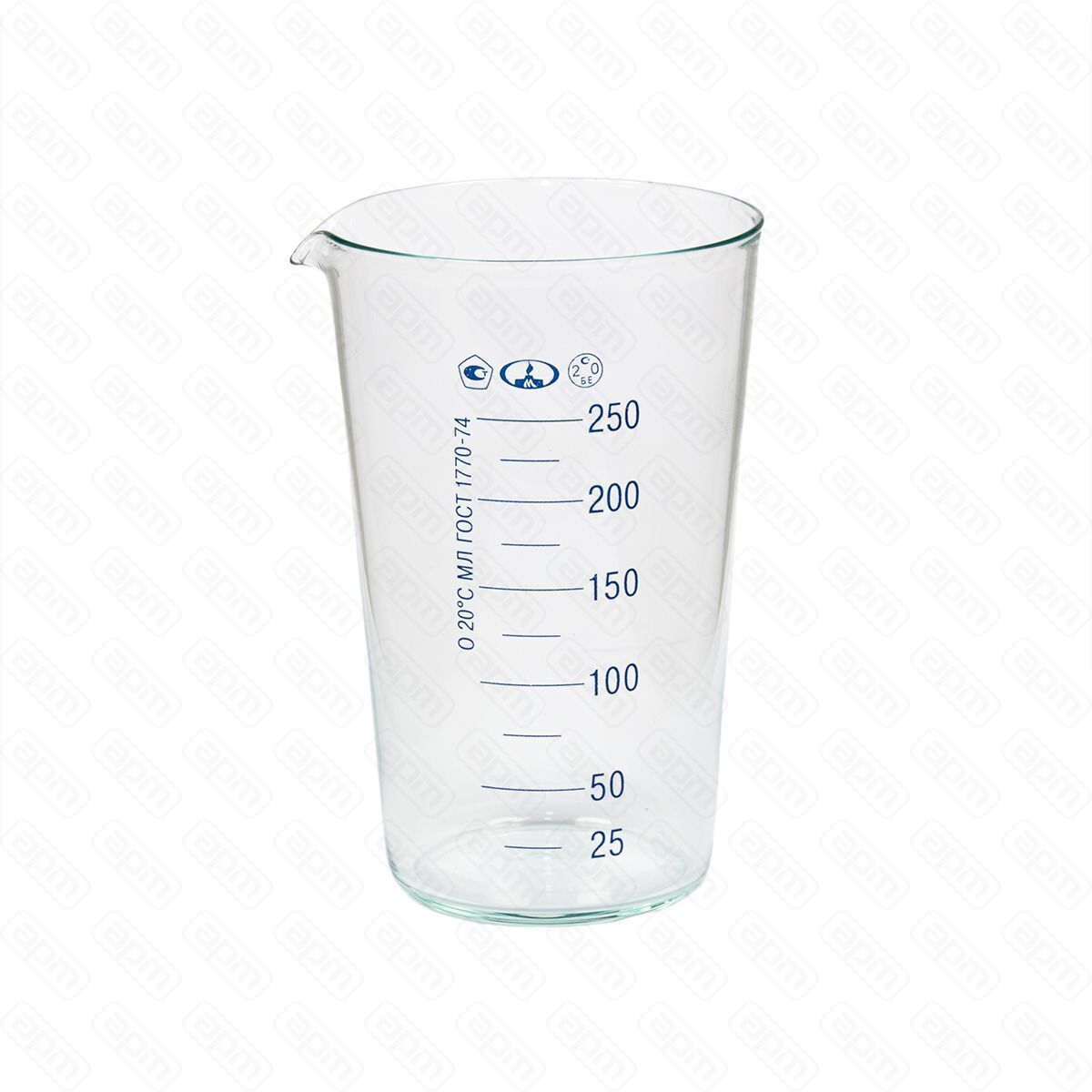 Мензурка 250 мл стекло ГОСТ 1770-74
