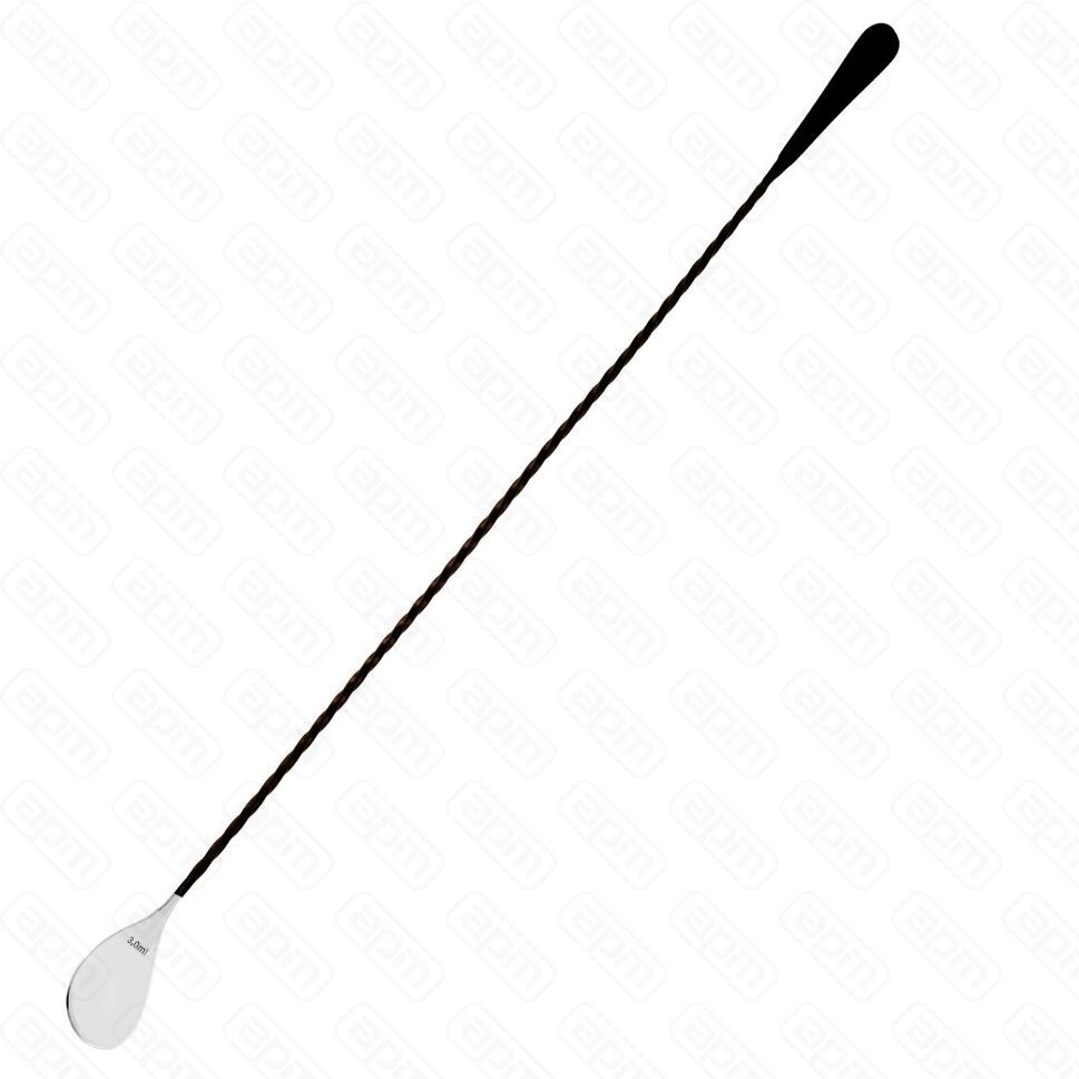 Ложка барная The Bars 45 см черная нержавеющая сталь с покрытием