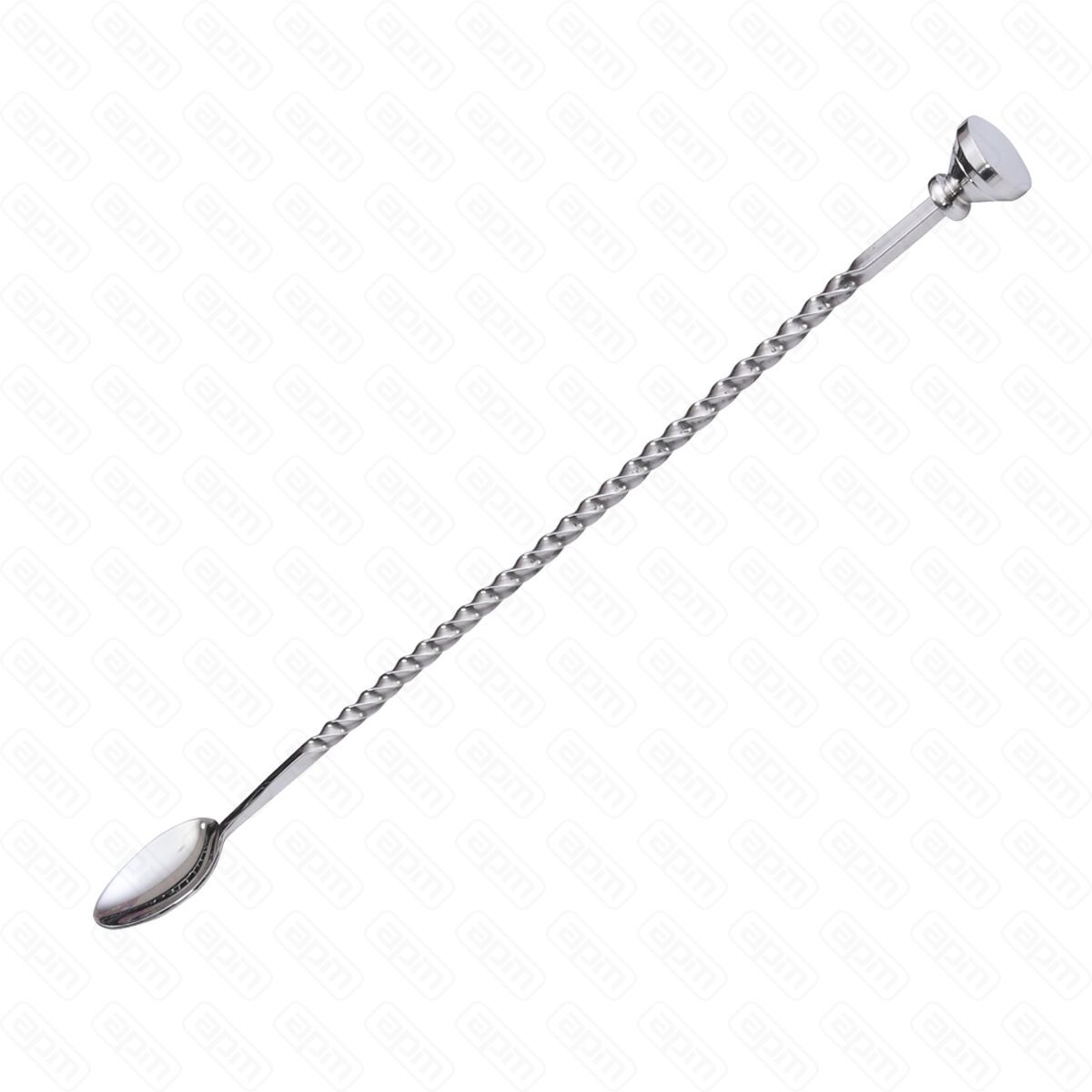 Ложка барная с металкнопкой 33 см  PL- Barbossa