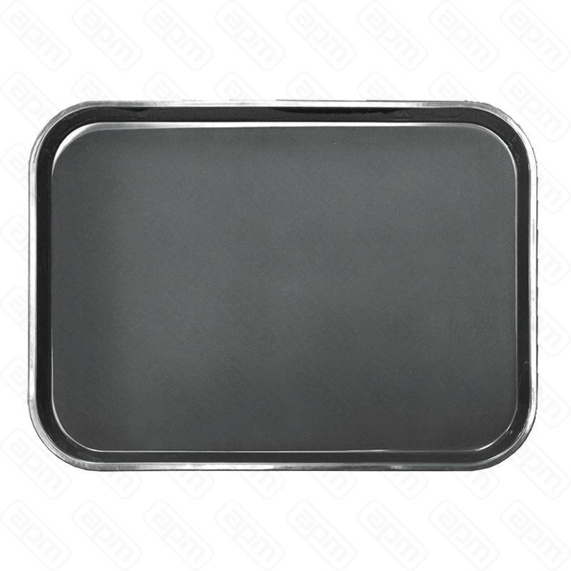 Поднос прорезиненный черный 455355 см пластик PL - BarWare