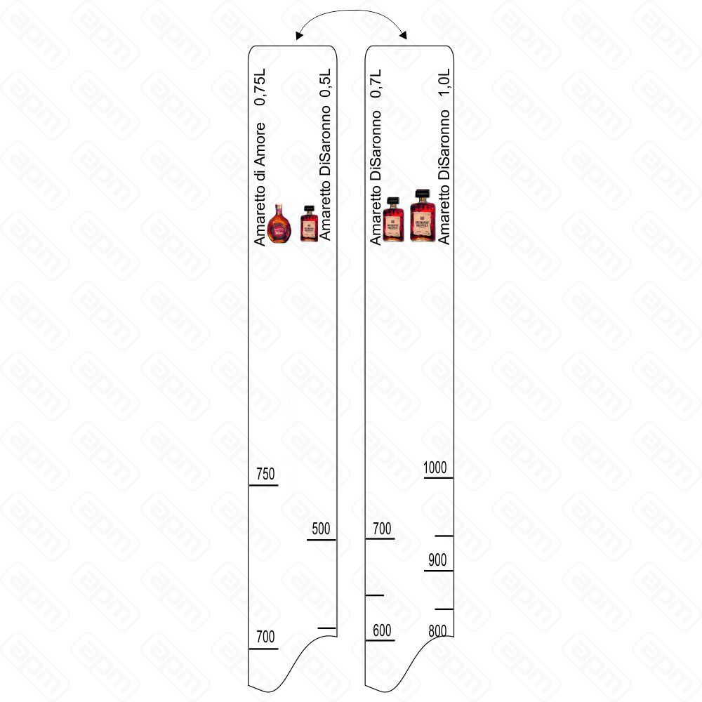 Барная линейка Amaretto di Saronno 500мл750мл1л  di Amore 750мл PL Proff Cuisine