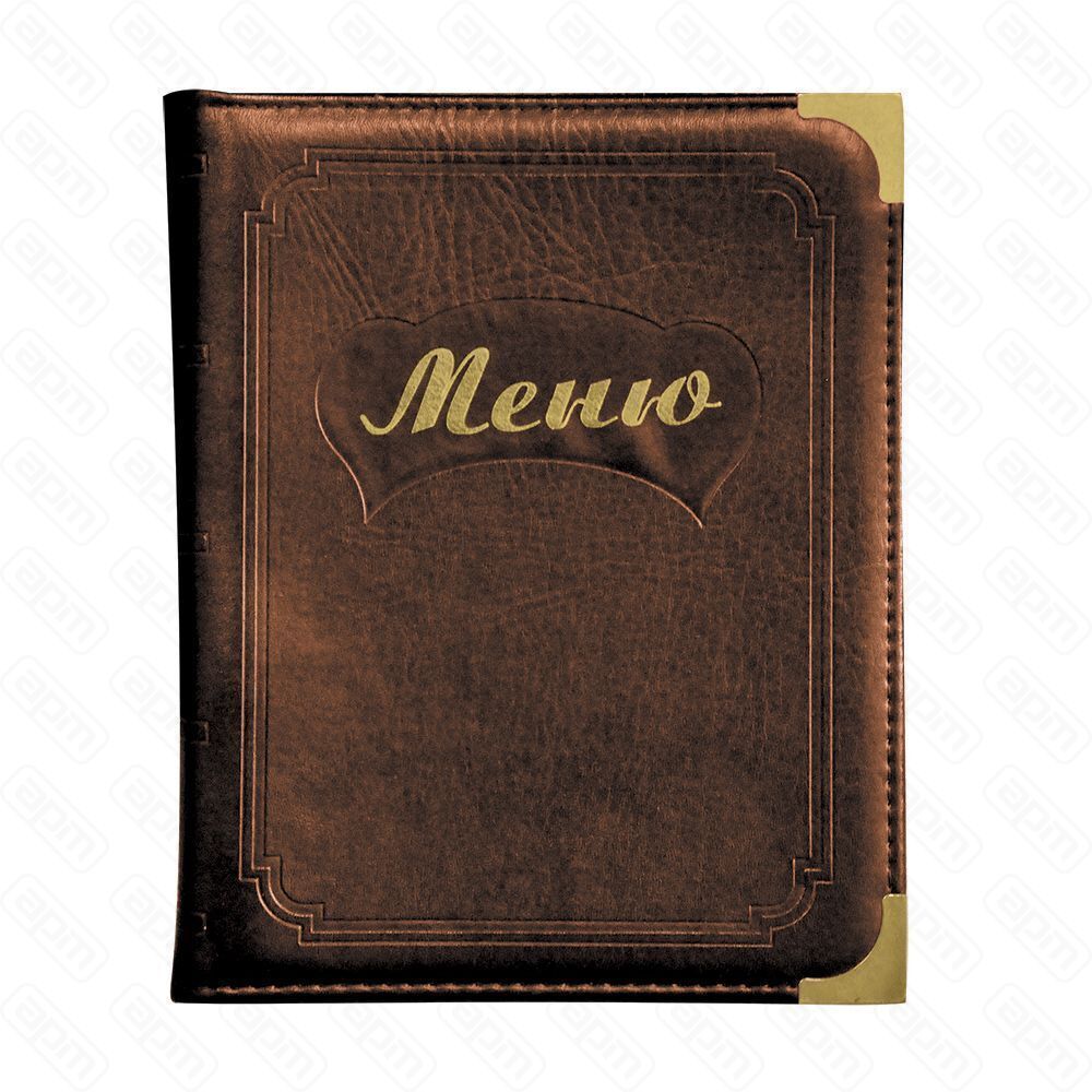 Папка для меню А5 бордовая PL - BarWare