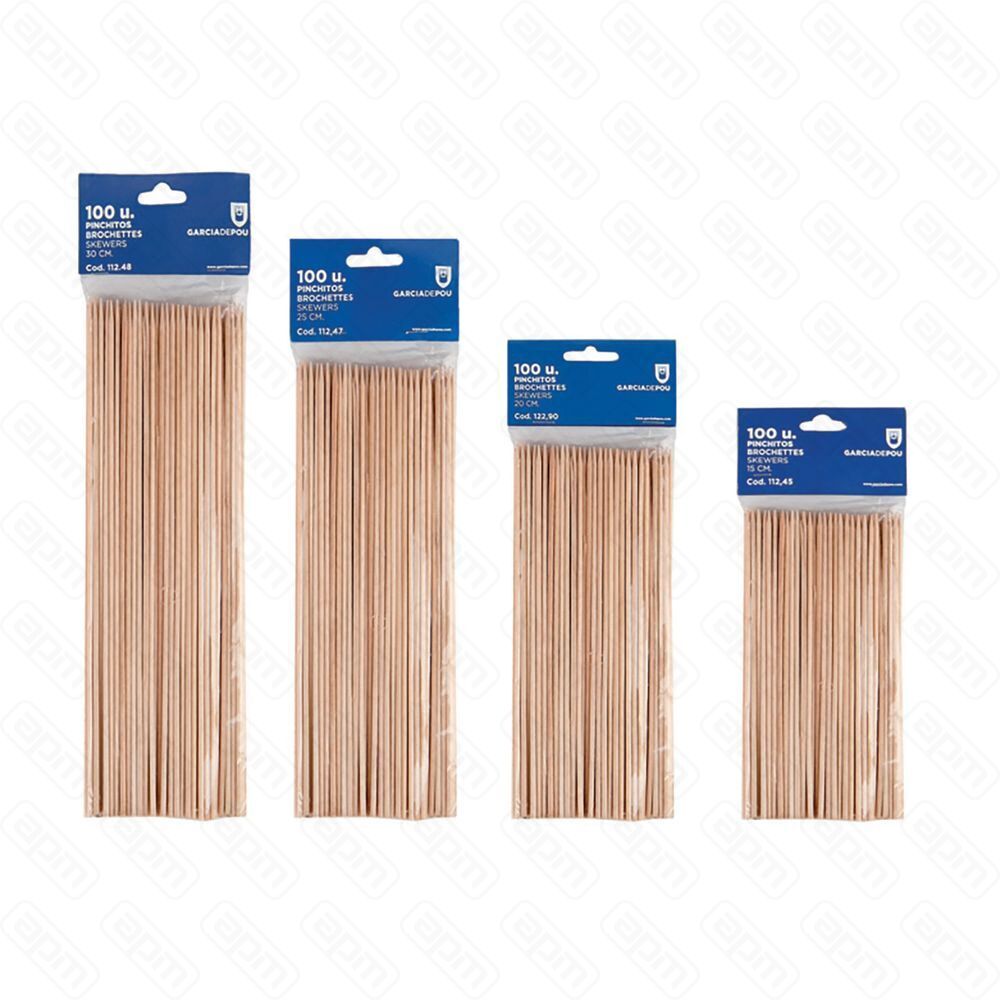 Шампурчики деревянные 30 см1упаковка100 шт GP