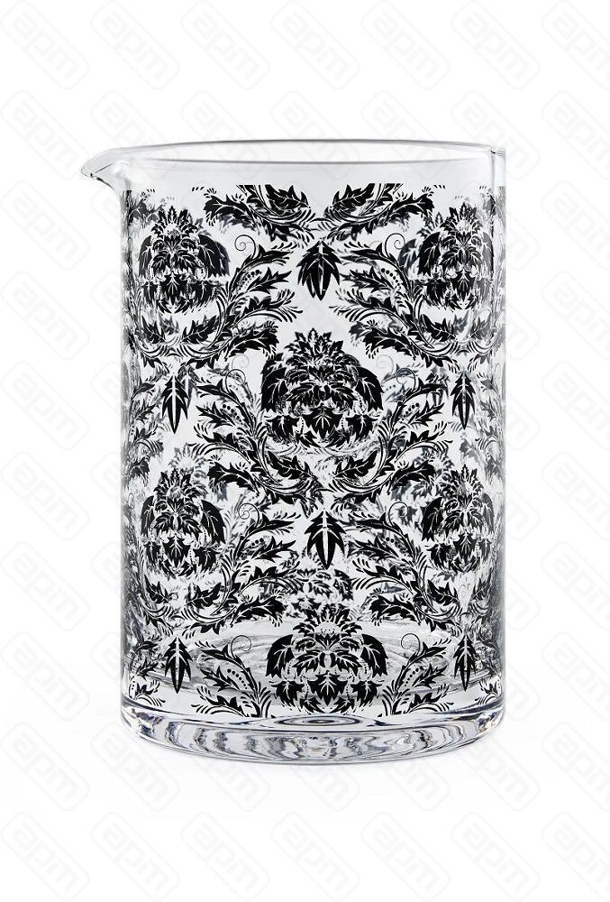 Стакан барный для смешивания 620 мл MIXOLOGYd 83 см h135 см с рисунком стекло  PL- Barbossa