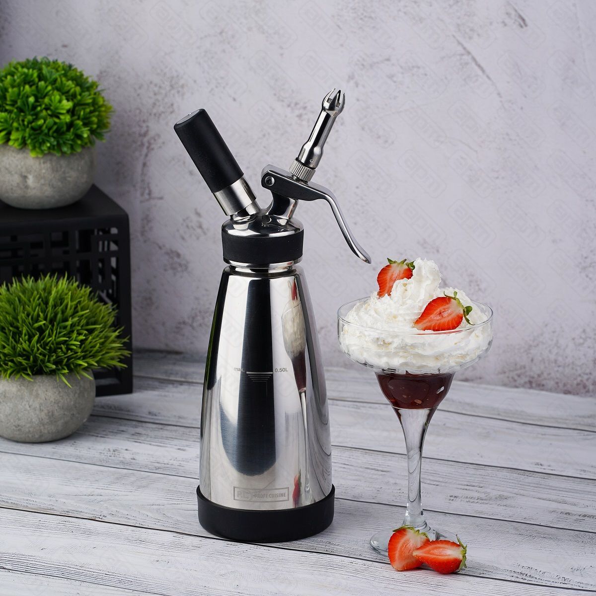 Сифон кремер для взбивания сливокТермосталь 188 05 л PL- Barbossa