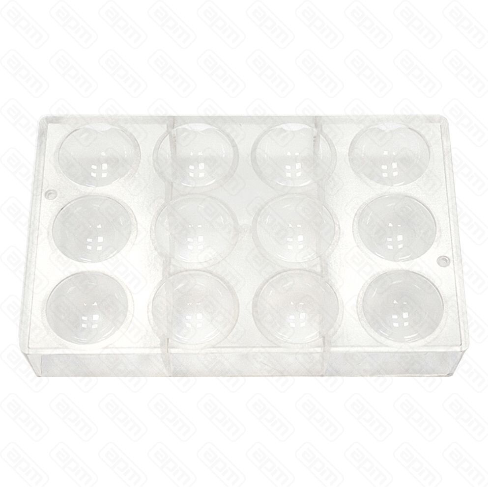 Форма для шоколада Полусфера 12 ячеек 5025 мм поликарбонат PL Proff Cuisine