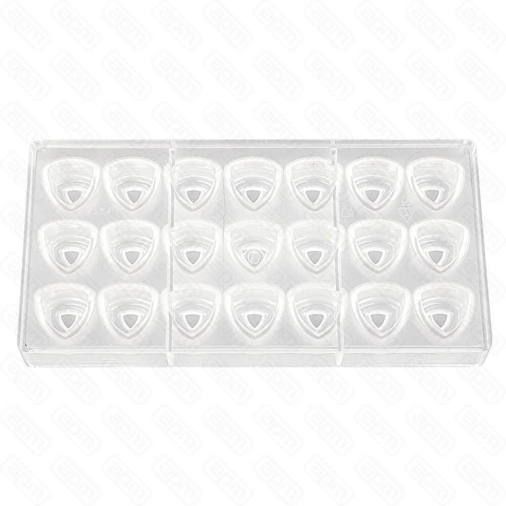 Форма для шоколада Треугольник 21 ячейка 2820 мм поликарбонат PL Proff Cuisine