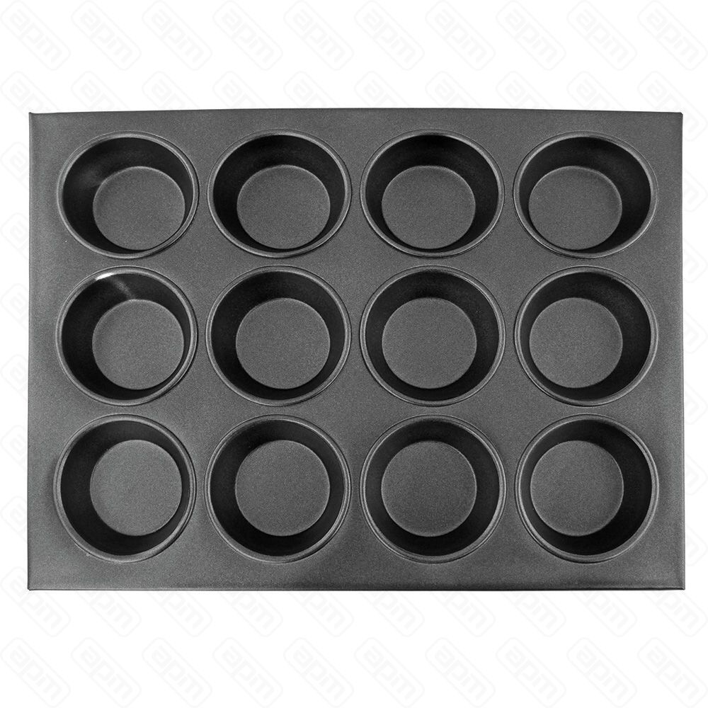 Противень для 12 маффинов ячейка 7 см h 3 см l 355 см h 27 см алюминий с антипригарным покрыт
