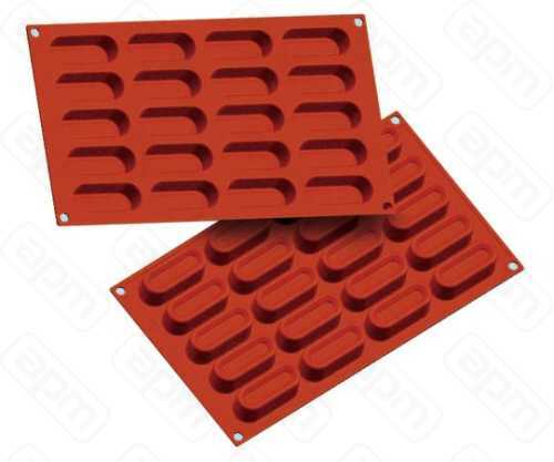 Форма силиконовая PL Proff Cuisine Савоярди 20 ячеек 6025 мм h 23 мм 30175 см