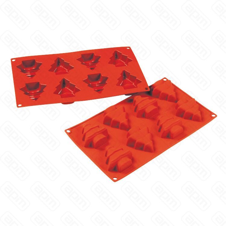 Форма силиконовая PL Proff Cuisine Елка 8 ячеек 7065 мм h 25 мм 30175 см