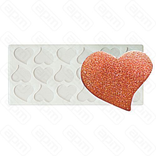 Силиконовая форма Сердце 18 ячеек 3530 мм PL Proff Cuisine