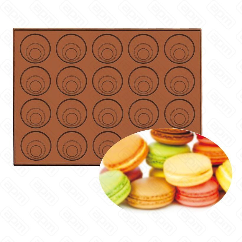 Лист силиконовый PL Proff Cuisine для миндального печенья 4034 см