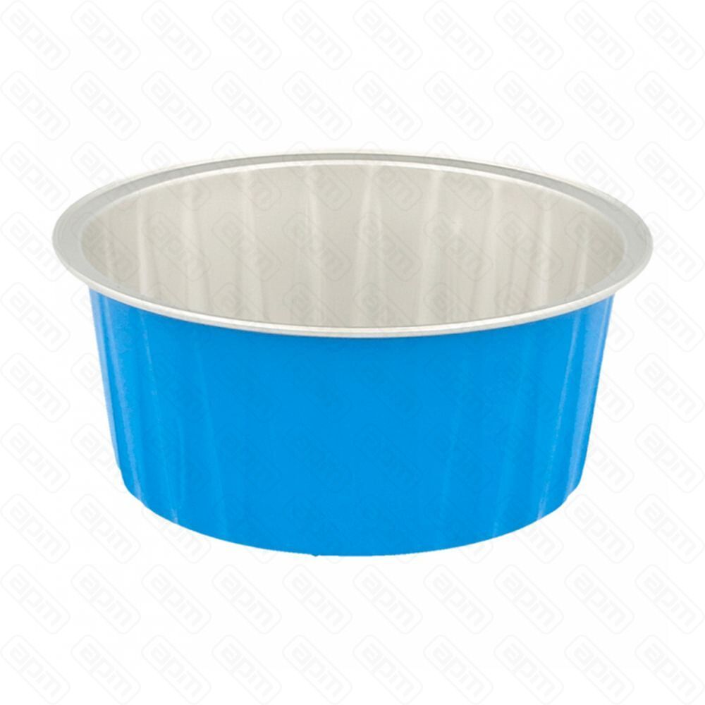 Форма алюминиевая для выпекания 125 мл синяя 100 шт