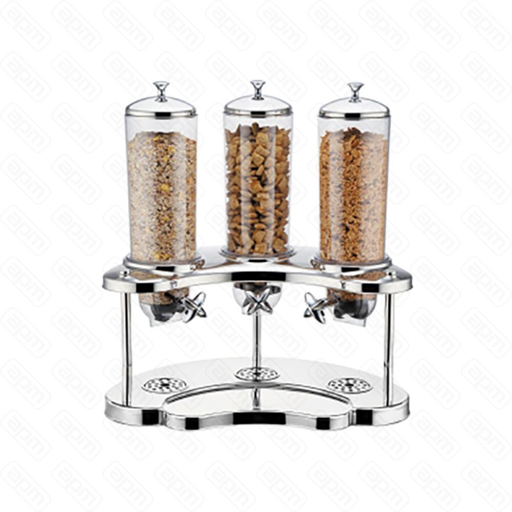 Диспенсер для сухих продуктов 3 колбы3 л PL Proff Cuisine