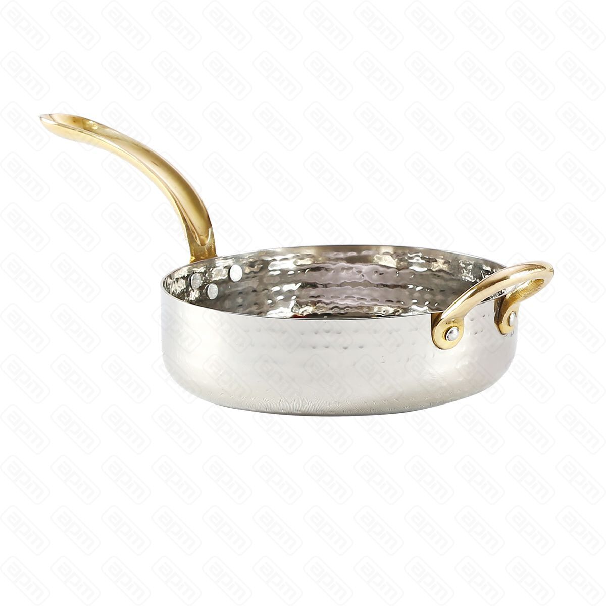 Сковорода порционная c ручкой 1235 см нержавейка PL Proff Cuisine