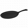 Сковорода овальная с ручкой чугун 1723см  LAVA