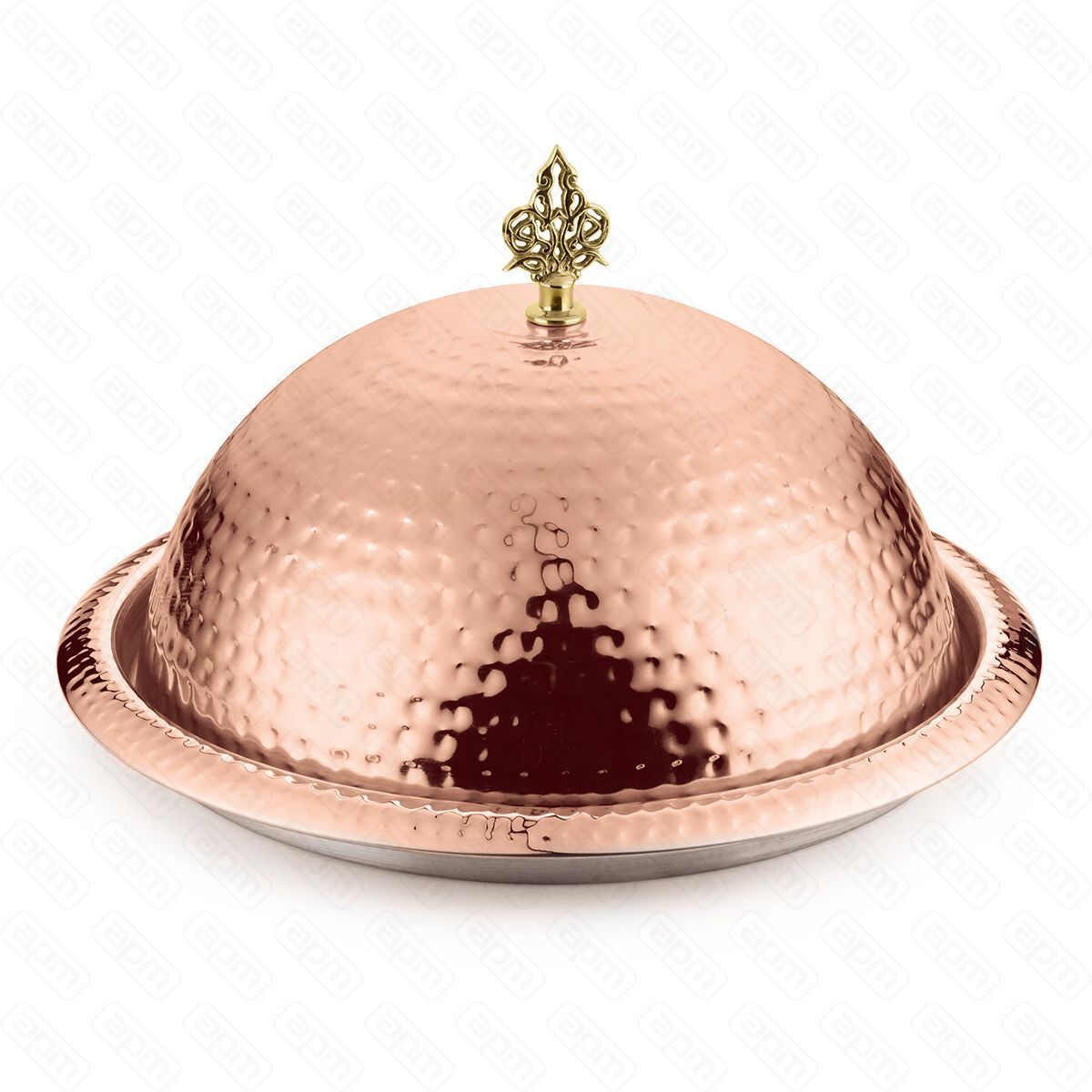 Блюдо круглое с крышкой d40 см нержавейка PL Proff Cuisine